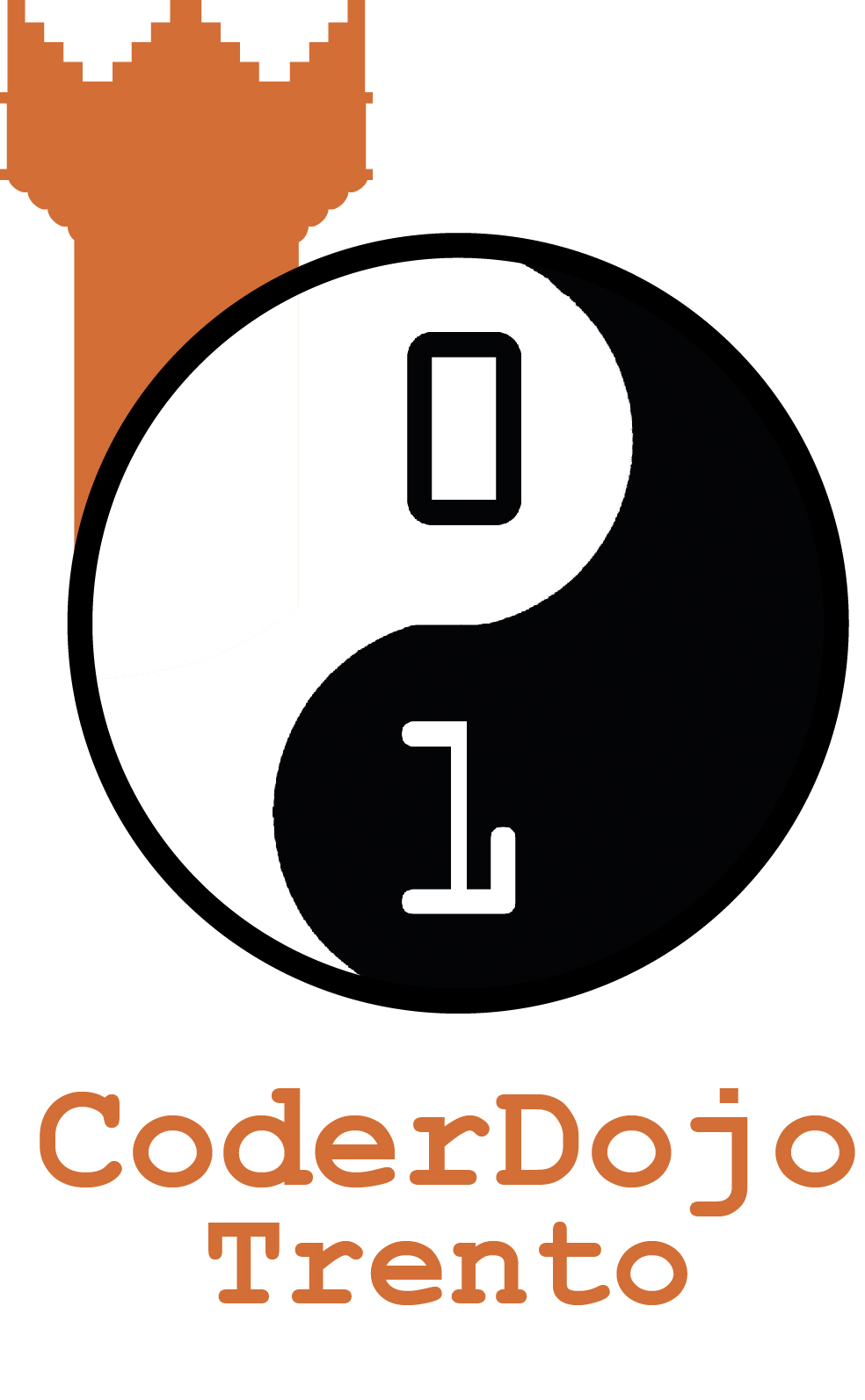 questo è il logo di CoderDojo Trento